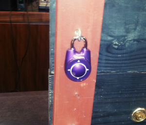 Purple Puzzle Padlock